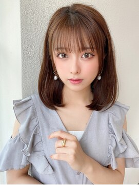 1ミリに宿る魔法。顔まわりカットとメルティカラーで春を纏う